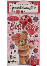 For A Special Granddaughter Happy Birthday